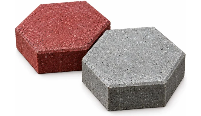Paving segi enam beton